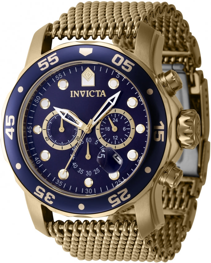 Invicta Pro Diver Chronograph GMT Date Quartz Blue Dial 48MM Men's Watch IN47239 Main image