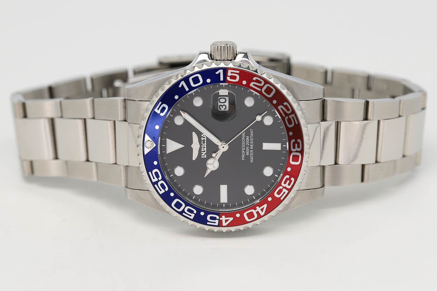 Invicta Pro Diver Quartz Black Dial Pepsi Bezel Men's Watch - 36528 Secondary image