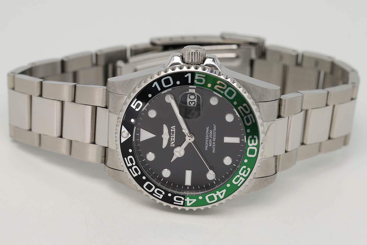 Invicta Pro Diver Quartz Black Dial Sprite Bezel Men's Watch - 36533 Secondary image