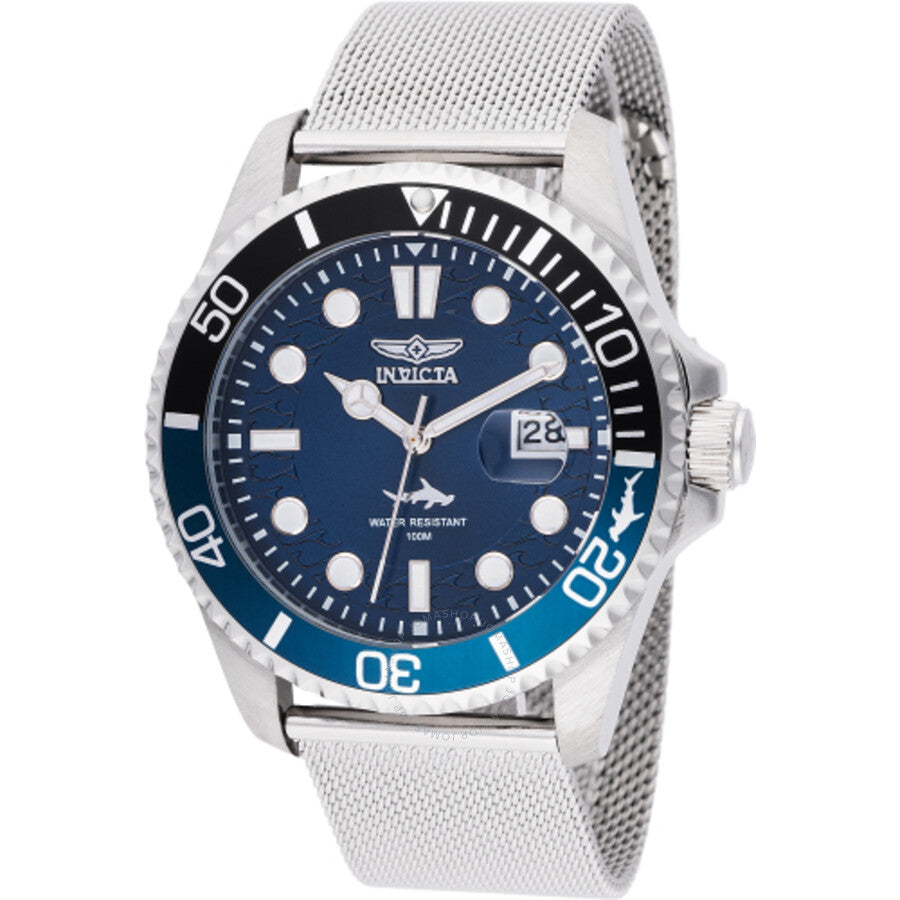 Invicta Pro Diver Quartz Blue Dial Batman Bezel Men's Watch 47173 Main image