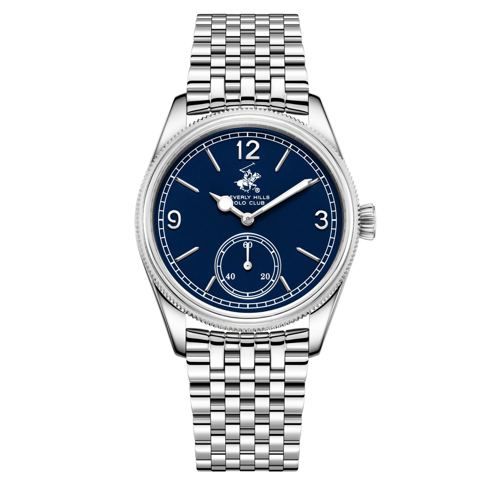 Beverly Hills Polo Club Blue Dial Silver Watch BP3890X.390 Main image