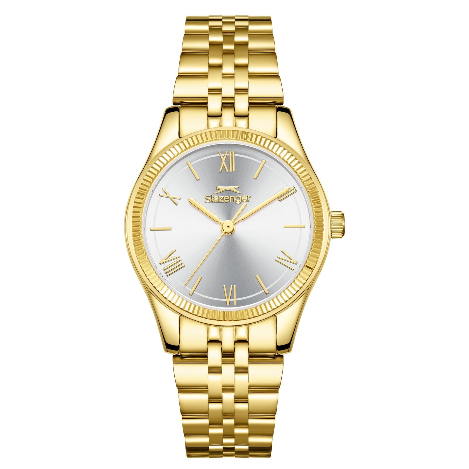 Slazenger Classic Fashion Silver Dial Gold Watch - SL.09.2596.3.130 Main image