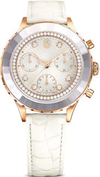 Swarovski Octea Chrono Quartz Crystal White Dial Watch Women's Watch 5671150
