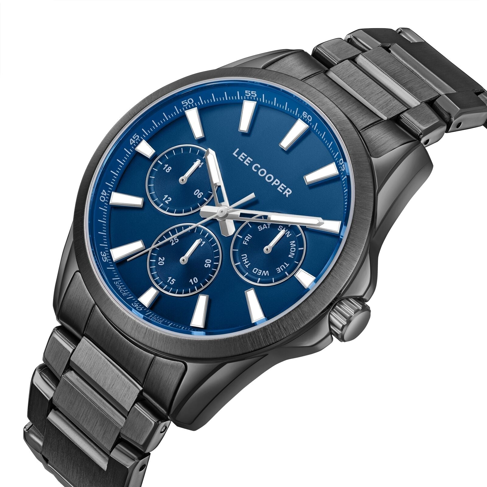 Lee Cooper Multifunction Navy Blue Dial Black Strap Men's Watch - LC08105.090 Secondary image
