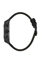 Lee Cooper Multifunction All Black Leather Strap Watch – LC06506.661-NL