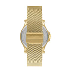 Lee Cooper Gold Analog Skull Dial Mesh Strap Watch – LC07587.150