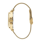 Lee Cooper Gold Analog Skull Dial Mesh Strap Watch – LC07587.150