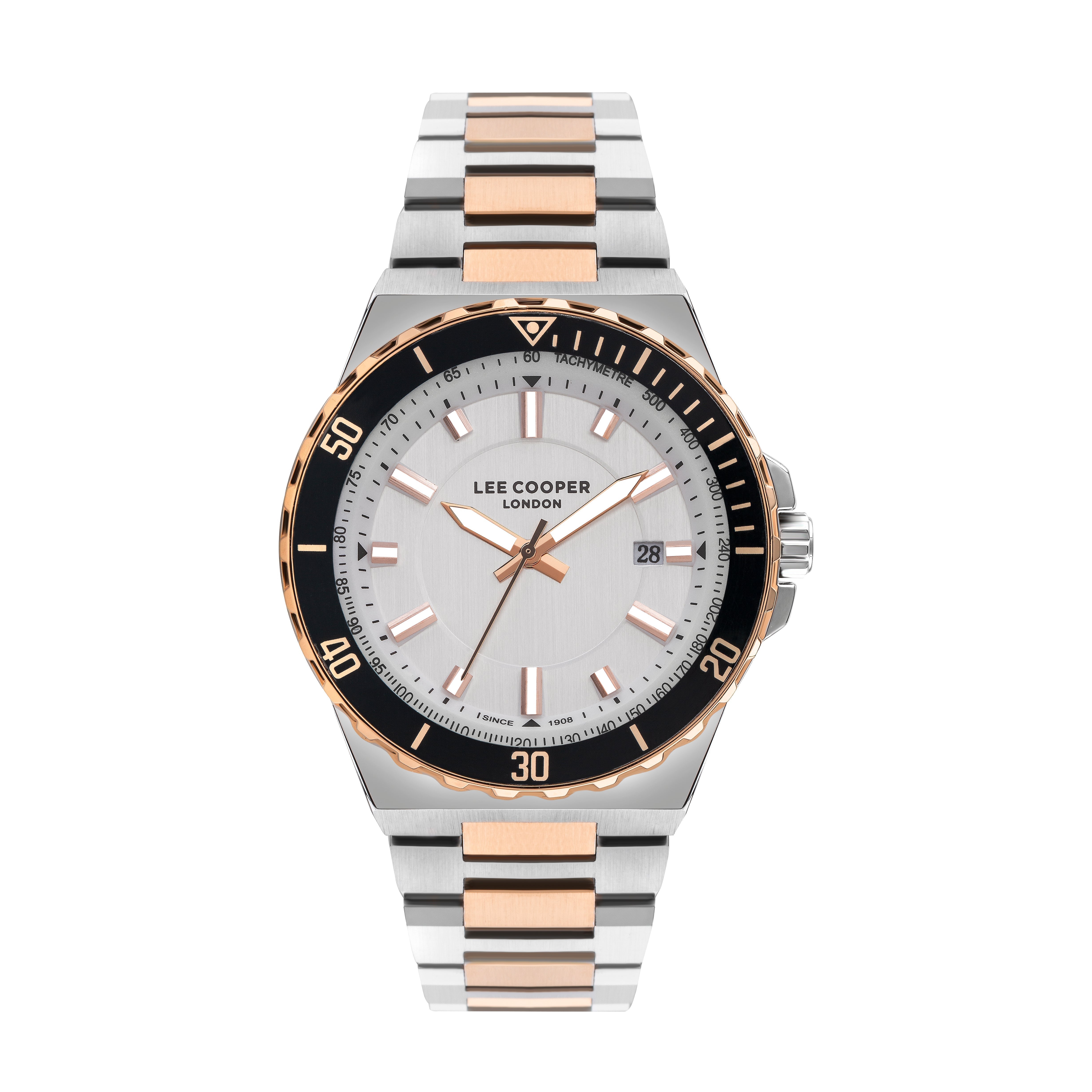 Lee Cooper Executive Chronograph Date Window Two Tone Watch – LC07622.530 Main image