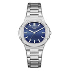 Lee Cooper Classic Square Case Blue Dial Silver Watch - LC08017.390