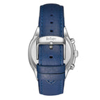 Lee Cooper Multifunction Blue Dial and Genuine Leather Silver Watch - LC07992.399