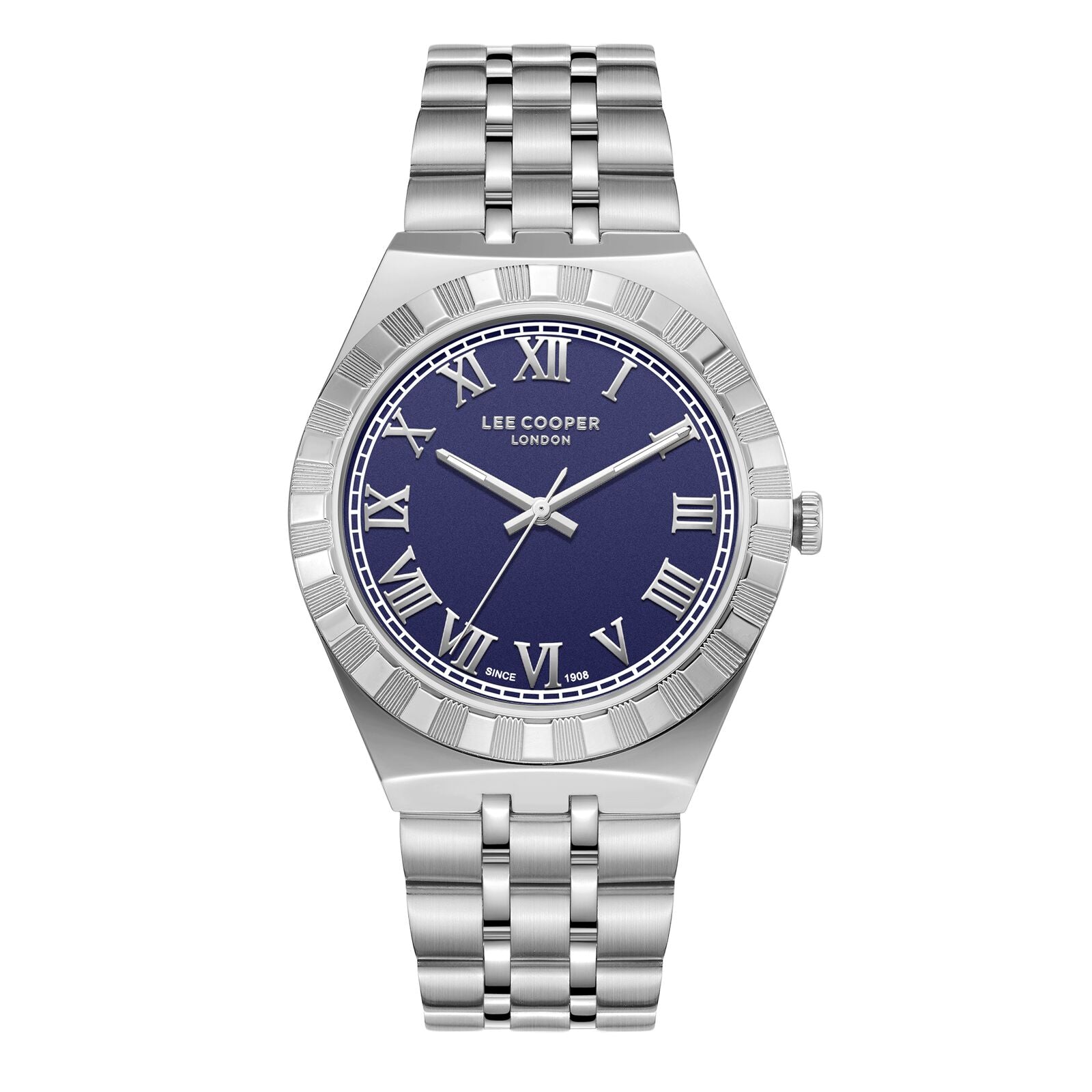 Lee Cooper Jayden Blue Dial Silver Watch - LC08060.390 Main image