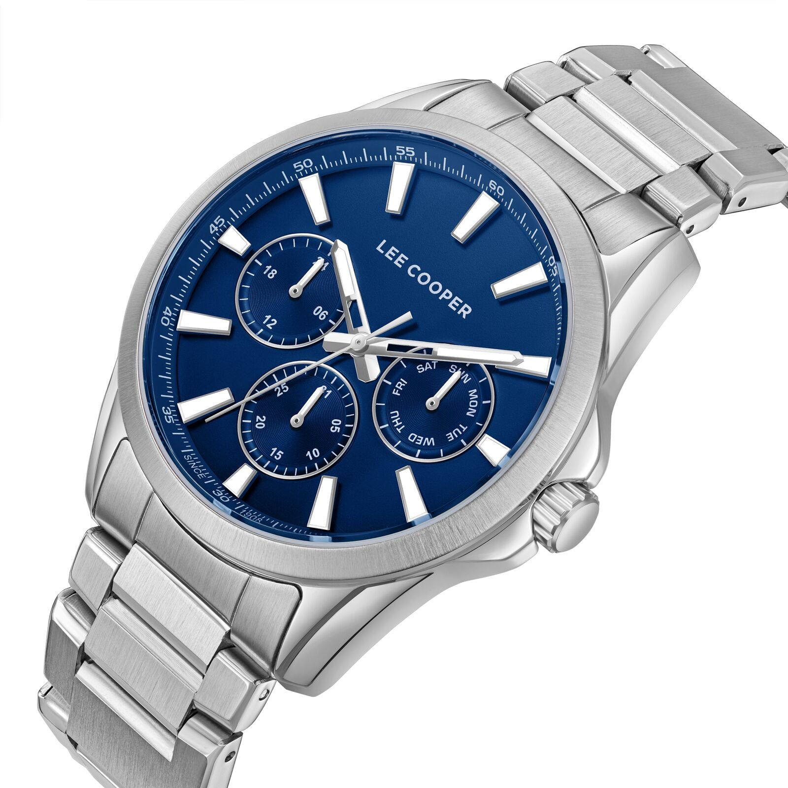 Lee Cooper Malo Multifunction Blue Dial Silver Watch - LC08105.390 Secondary image
