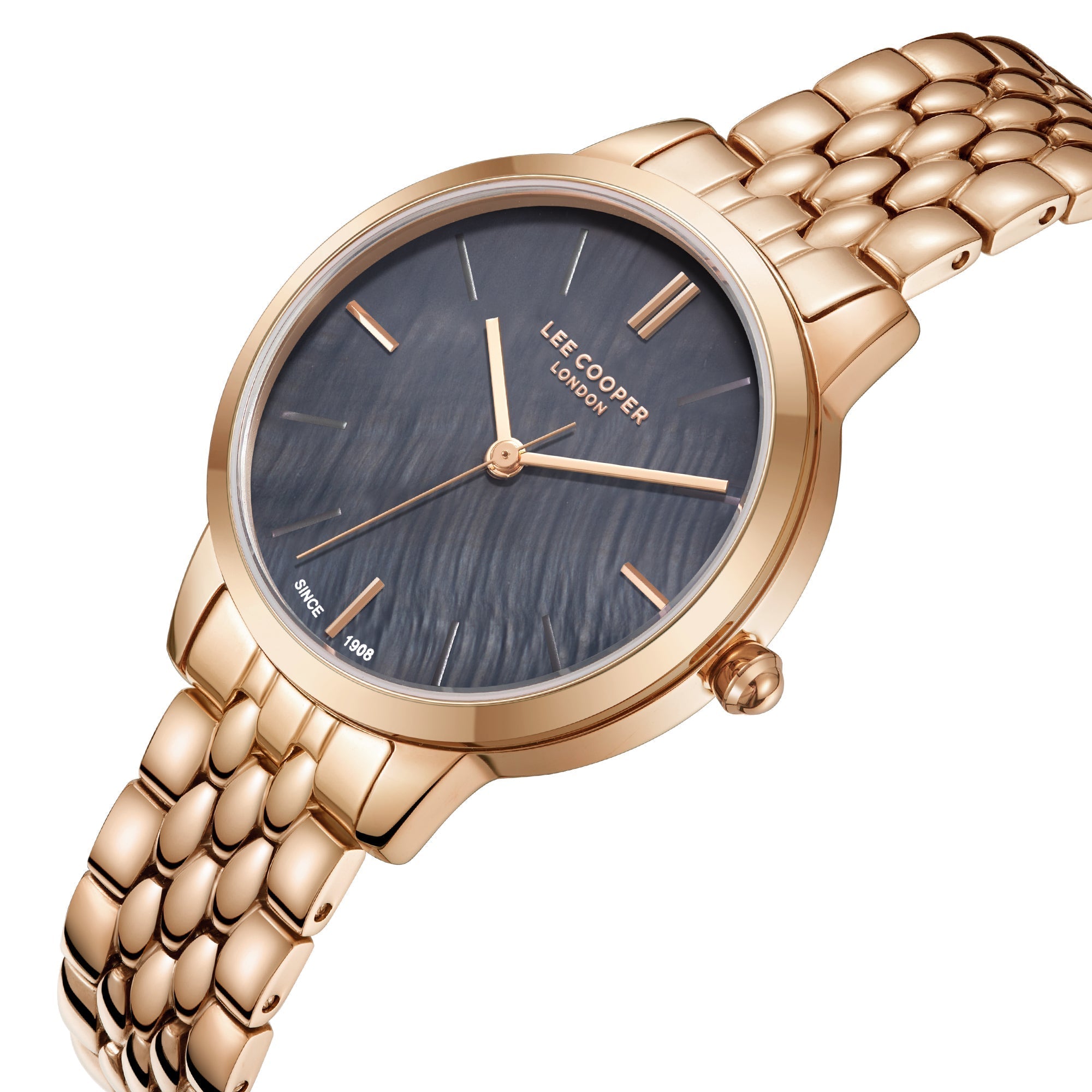 Lee Cooper Night Out Black Dial Rose Gold Watch – LC07941.450 Secundaire afbeelding