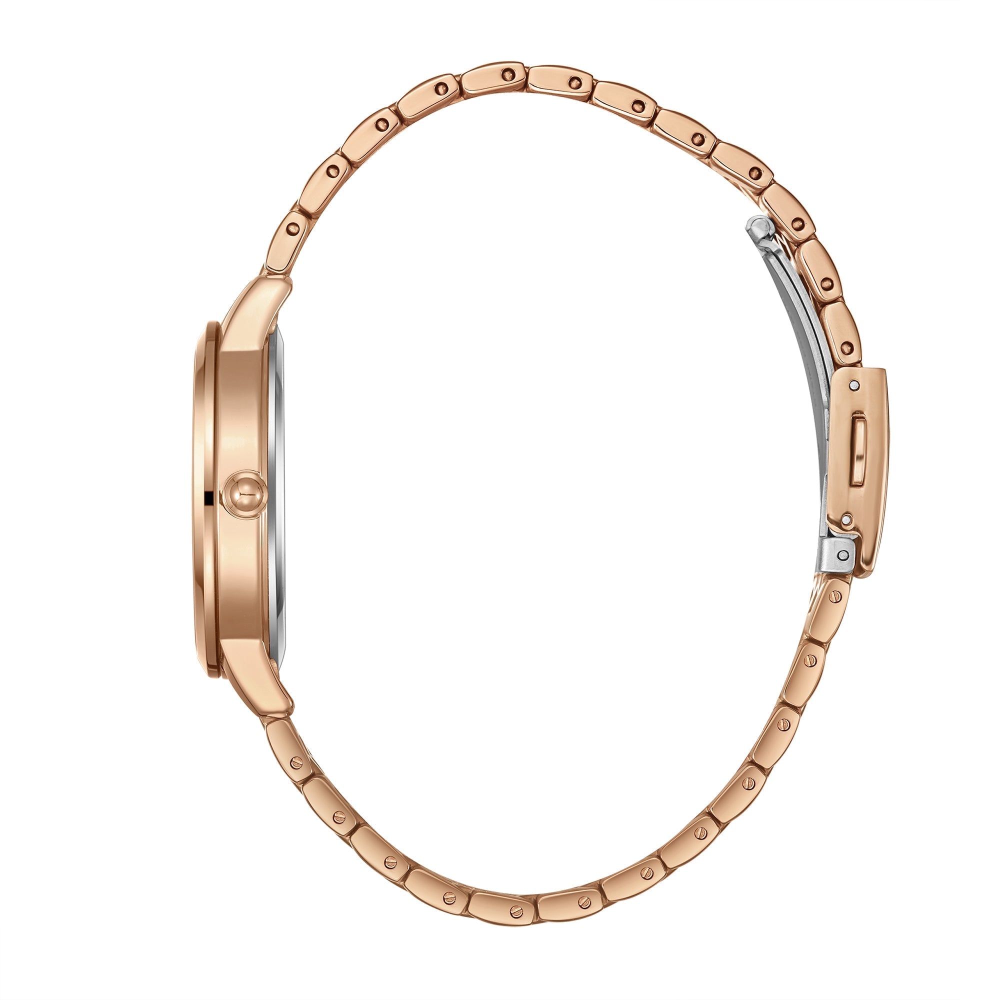 Lee Cooper Night Out Black Dial Rose Gold Watch – LC07941.450