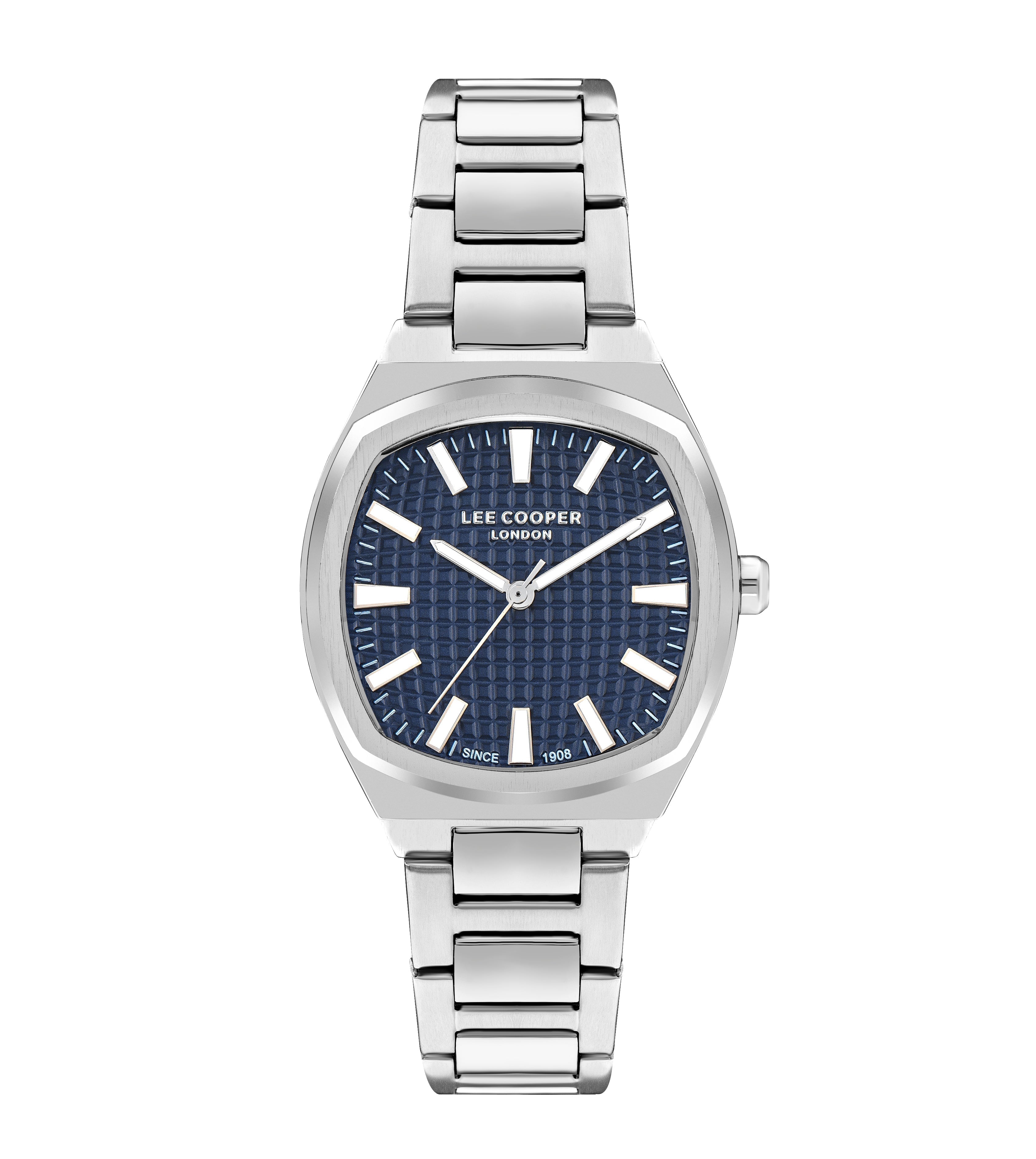 Lee Cooper Square Navy Blue Dial Silver Watch – LC07985.390 Main image