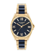 Lee Cooper Elegance Navy Blue Dial Two tone Watch – LC07873.270