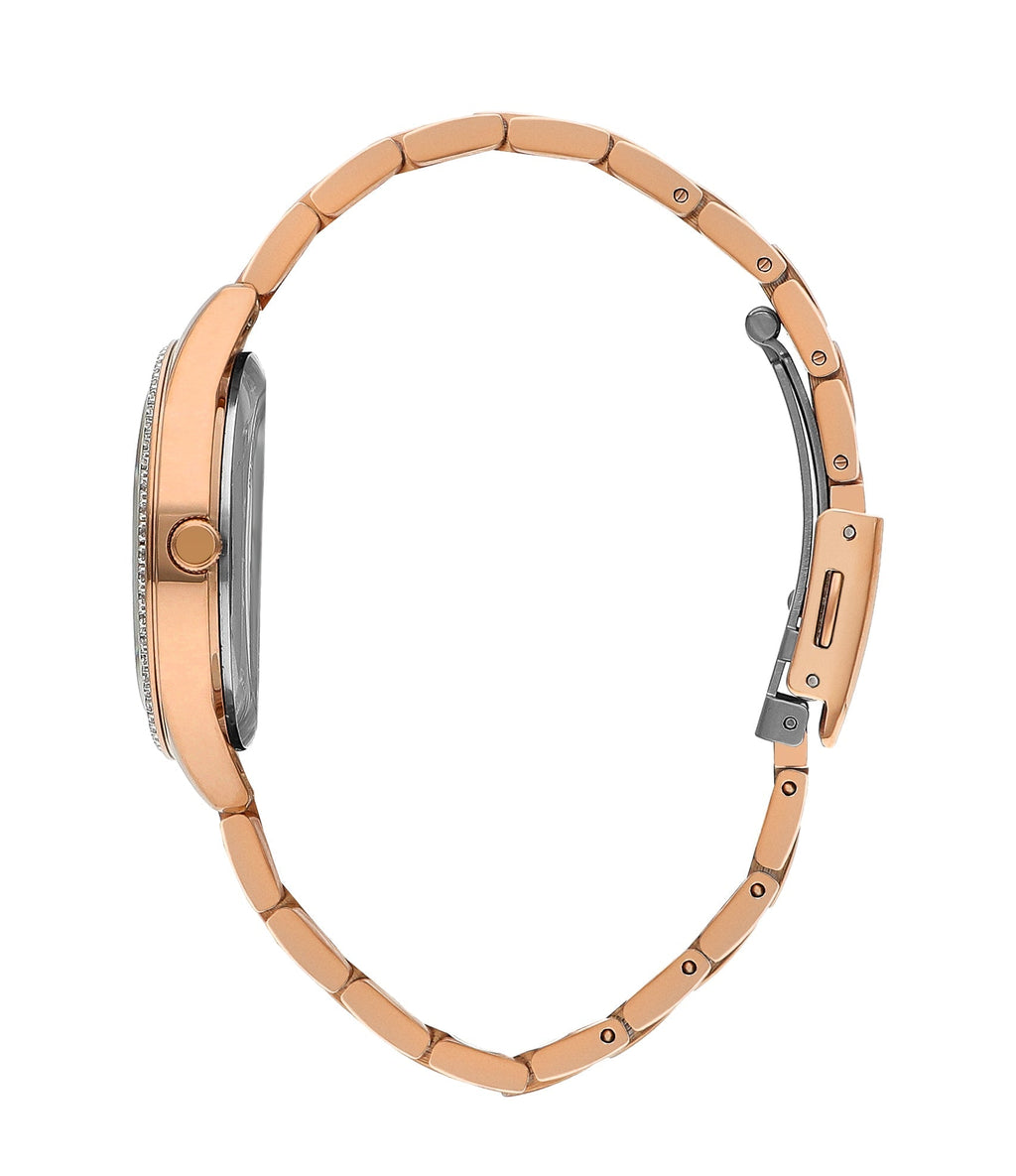 Lee Cooper 34MM Rose Gold Analog Metal Strap Watch – LC07928.430