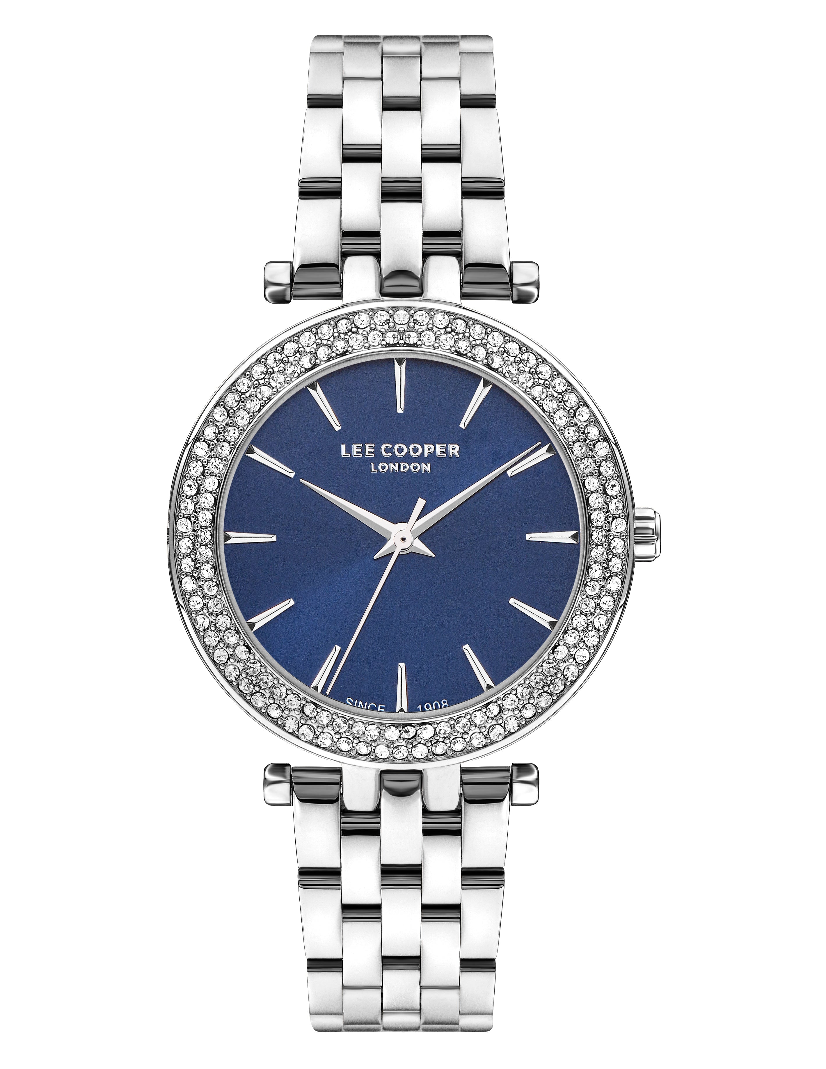 Lee Cooper Classic Blue Dial Silver Watch – LC07864.390 Main image