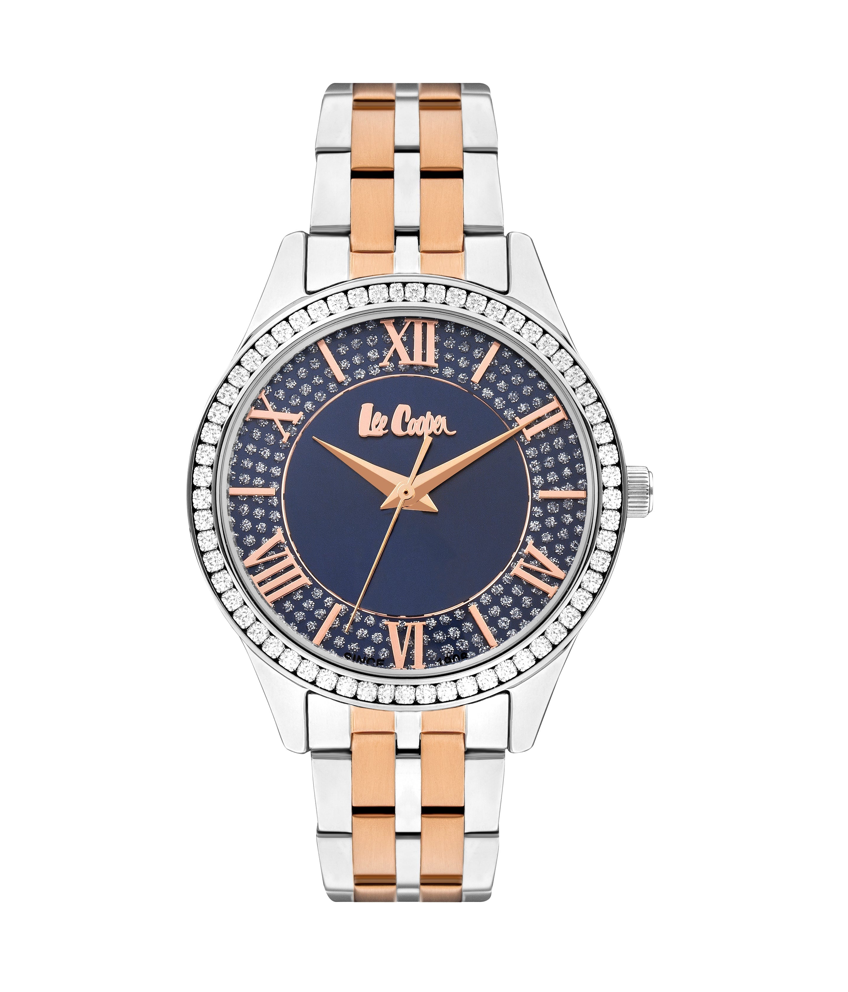 Lee Cooper Classic Blue Dial Two Tone Watch – LC07928.590