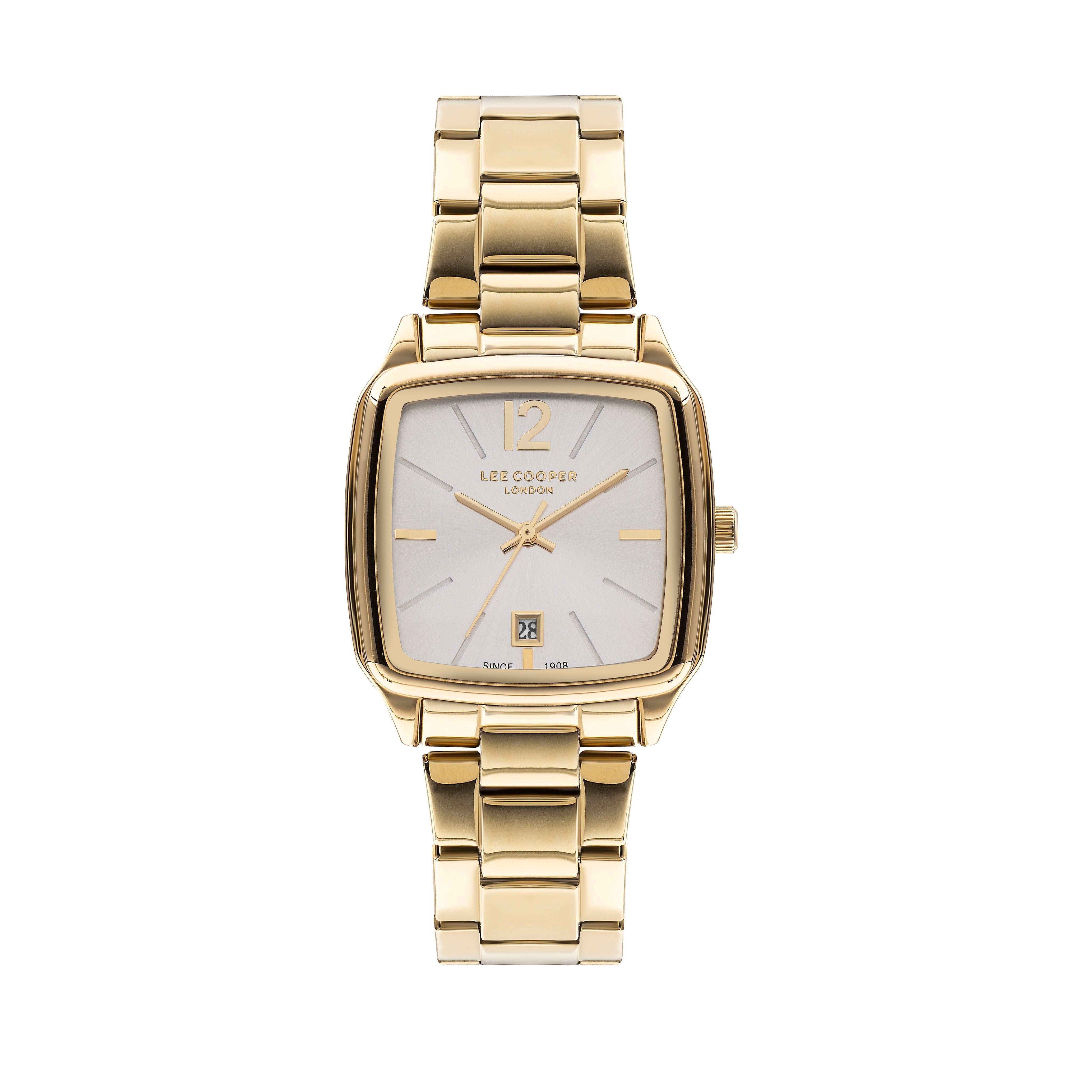 Lee Cooper 36MM Gold Analog Metal Strap Watch – LC07612.130 Hoofdafbeelding