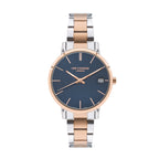 Lee Cooper Elegance Date Window Blue Dial Two-Toned Watch – LC07447.590