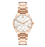Lee Cooper StyleWork Multifunction White MOP Dial Rose Gold Watch – LC07456.420