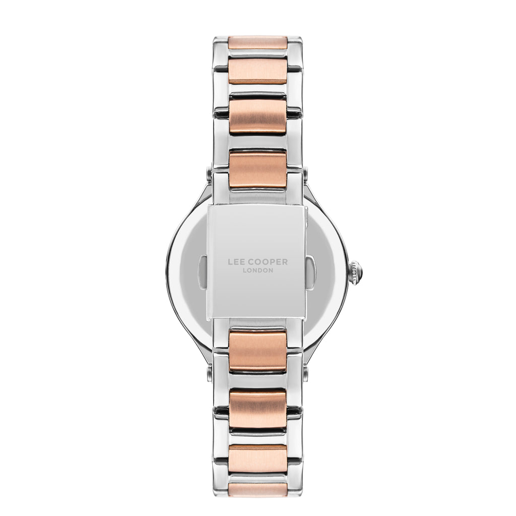 Lee Cooper Classic Silver Dial Two Tone Watch – LC07440.520