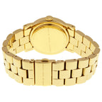 Marc By Marc Jacobs Amy Blue Dial Gold Tone Watch MBM3303