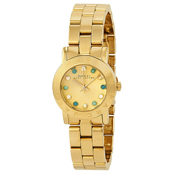 Marc By Marc Jacobs Amy Multi Color Crystal Gold Tone Watch MBM3218 Secundaire afbeelding