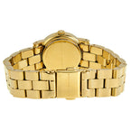 Marc By Marc Jacobs Amy Multi Color Crystal Gold Tone Watch MBM3218