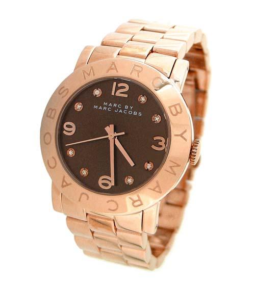 Marc By Marc Jacobs Amy Brown Dial Rose Gold Watch MBM3167 Secondary image