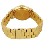 Marc By Marc Jacobs Baker Black Dial Gold Tone Watch MBM3355