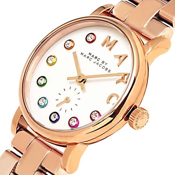 Marc By Marc Jacobs Baker Dexter White Rose Gold Watch MBM3443 Secundaire afbeelding