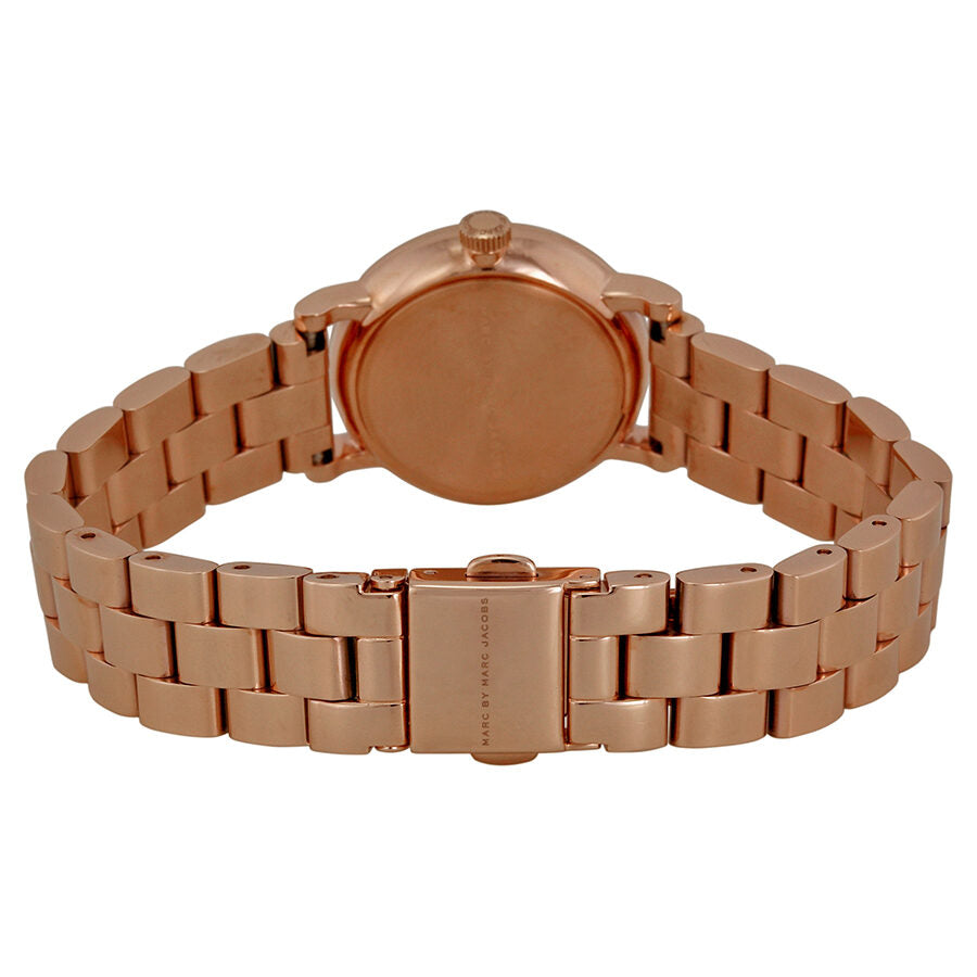 Marc By Marc Jacobs Baker White Dial Rose Gold Watch MBM3248