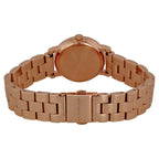 Marc By Marc Jacobs Baker White Dial Rose Gold Watch MBM3248