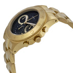 Marc By Marc Jacobs Blade Chronograph Black Dial Gold Tone Watch MBM3309