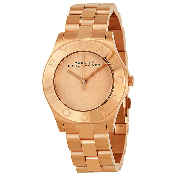 Marc By Marc Jacobs Blade Rose Dial Rose Gold Watch MBM3127