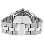 Marc By Marc Jacobs Blade Chronograph Date Crystal Markers Silver Watch MBM3100