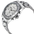 Marc By Marc Jacobs Blade Chronograph Date Crystal Markers Silver Watch MBM3100