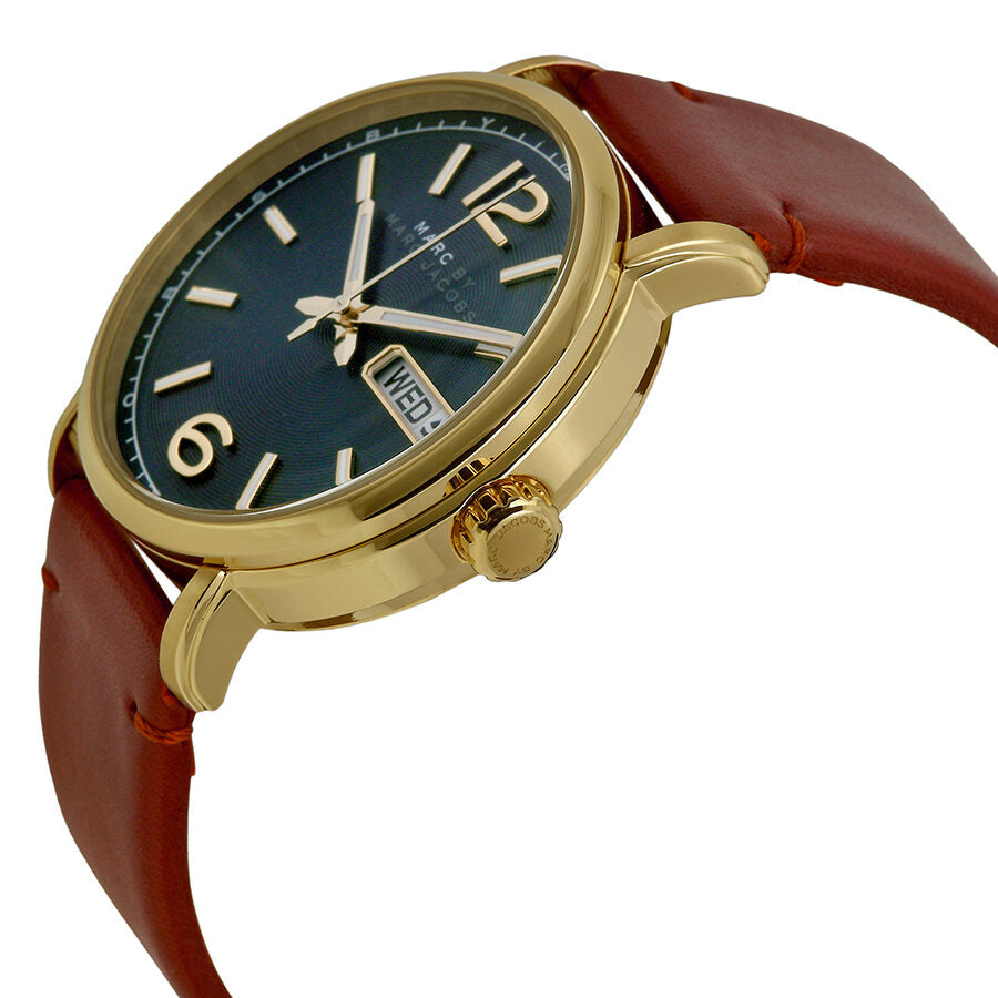 Marc By Marc Jacobs Fergus Black Dial Brown Leather Watch MBM5077 (Defect) Secundaire afbeelding