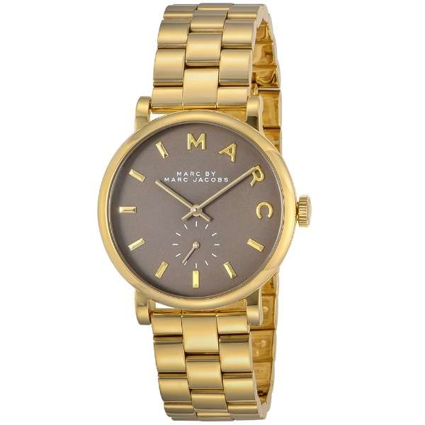 Marc By Marc Jacobs Baker Grey Dial Gold Plated Watch MBM3281 Hoofdafbeelding