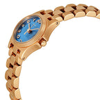 Marc By Marc Jacobs Henry Dinky Blue Dial Rose Gold Watch MBM3204