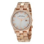Marc By Marc Jacobs Henry White Dial Crystal Markers Gold Watch MBM3079
