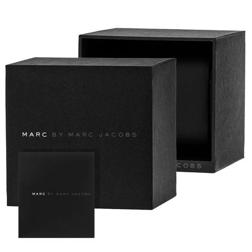 Marc By Marc Jacobs Henry White Dial Crystal Date Silver Watch MBM3044