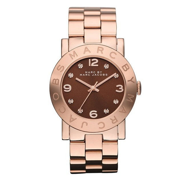 Marc By Marc Jacobs Amy Brown Dial Rose Gold Watch MBM3167 Hoofdafbeelding