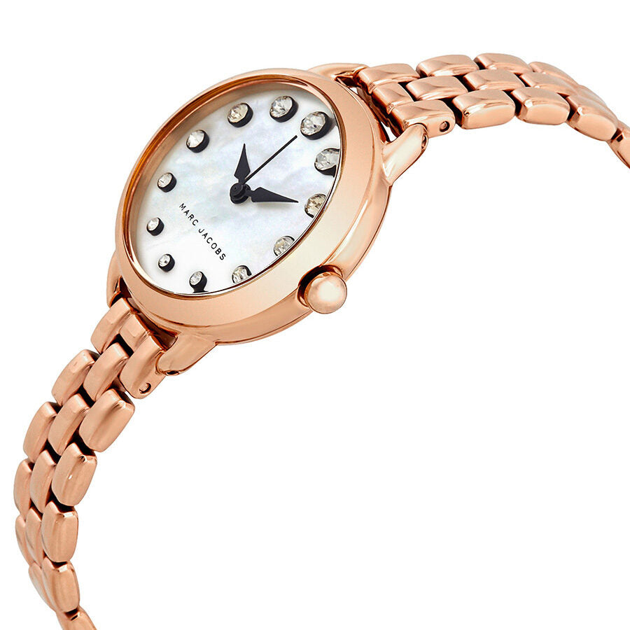 Marc Jacobs Betty horloge met parelmoeren wijzerplaat en roségouden afwerking, modelnummer MJ3511 Secundaire afbeelding