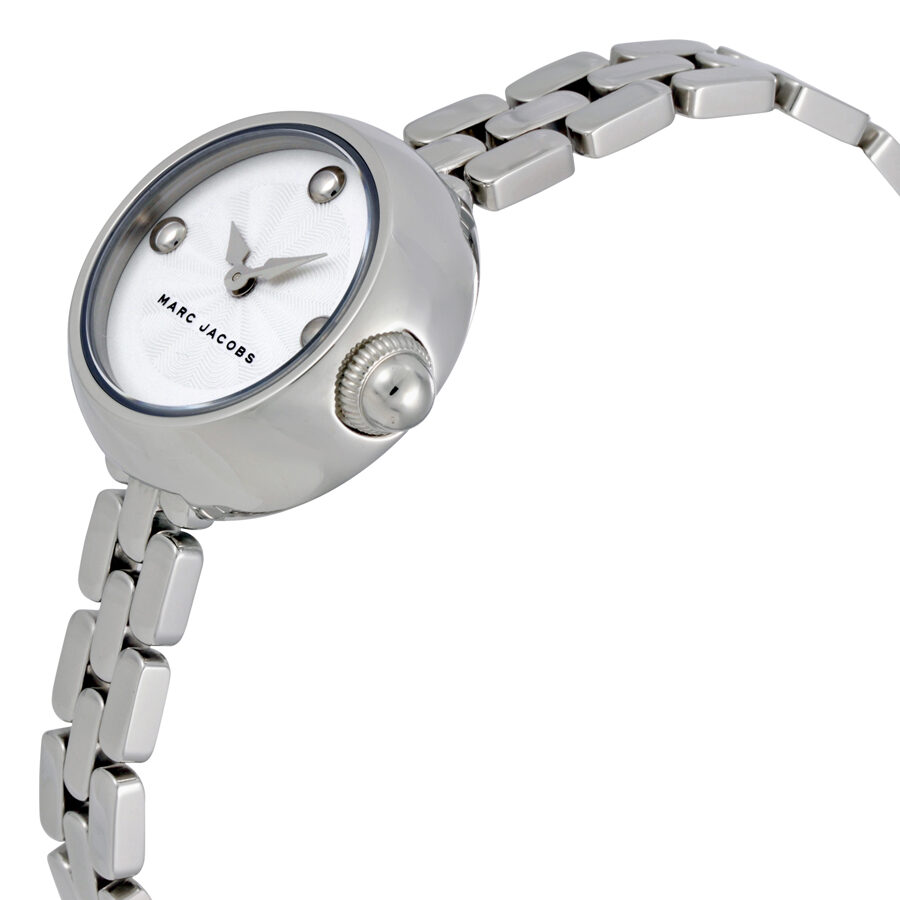 Marc Jacobs Courtney horloge met witte wijzerplaat en zilveren accenten MJ3456 Secundaire afbeelding
