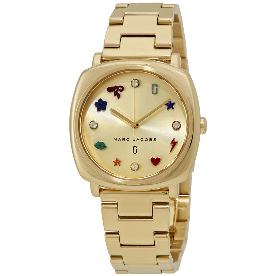 Marc Jacobs Mandy Gold Dial Gold Steel Watch MJ3549