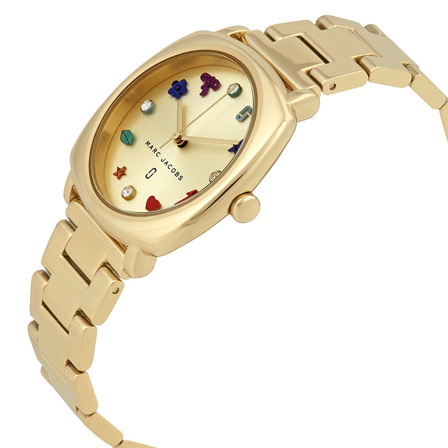 Marc Jacobs Mandy Gold Dial Gold Steel Watch MJ3549