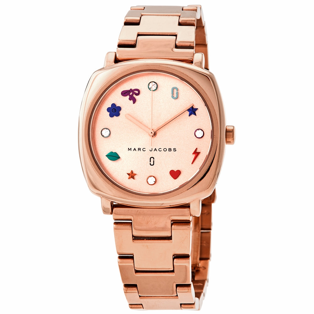 Marc Jacobs Mandy Rose Gold Dial Rose Gold Tone Watch MJ3550 Hoofdafbeelding